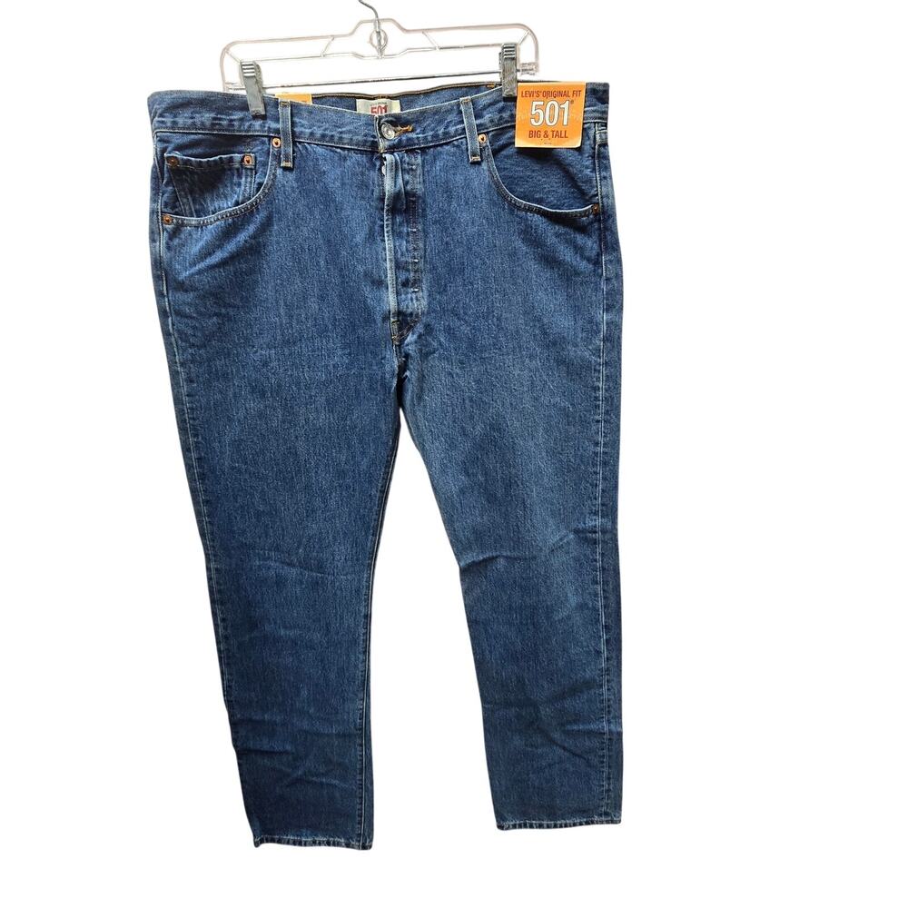 Levi's Original 501 Straight Leg Button Fly Jeans Mens 40X36 NWT